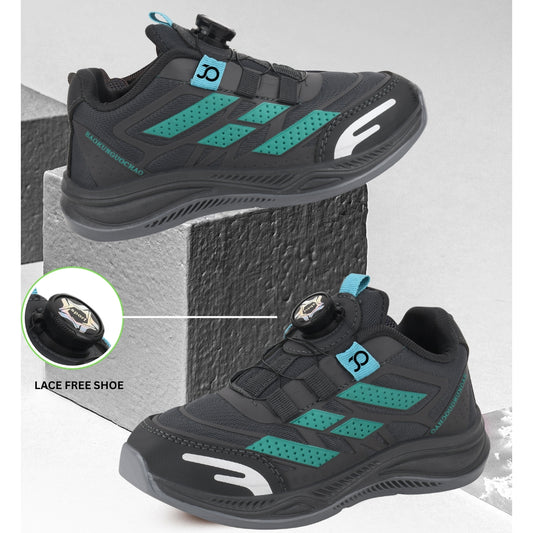 Automatic Lace Technology shoes for Kids Green