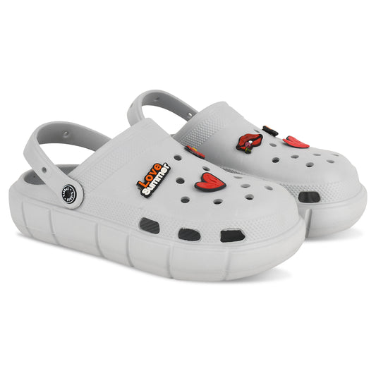 Jootiyapa Women Trending Clogs GREY