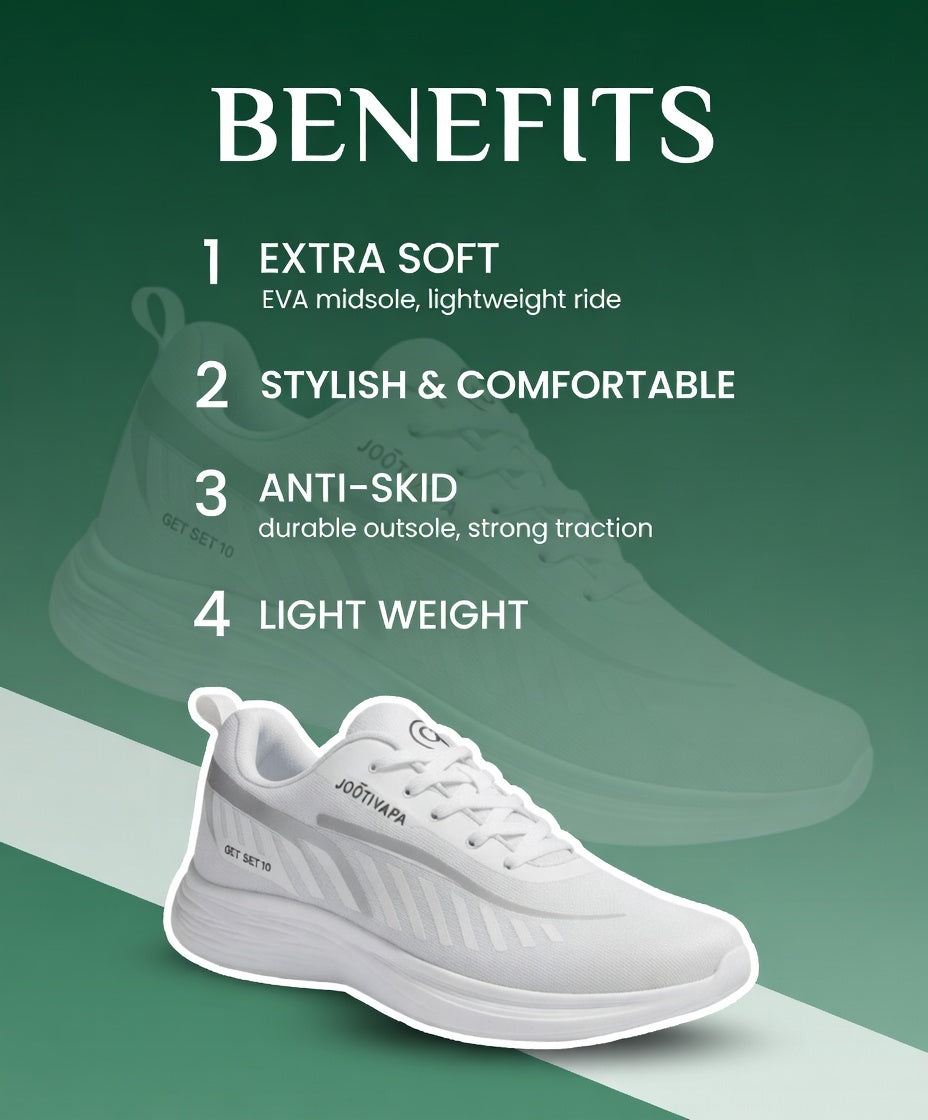 Jaguar White shoes for men
