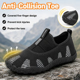 Oxygen Black wide toe shoes for men