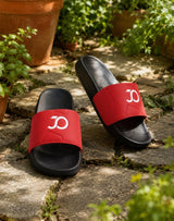 Jootiyapa Python Red Cushion Slides – Soft-Step Comfort Jootiyapa