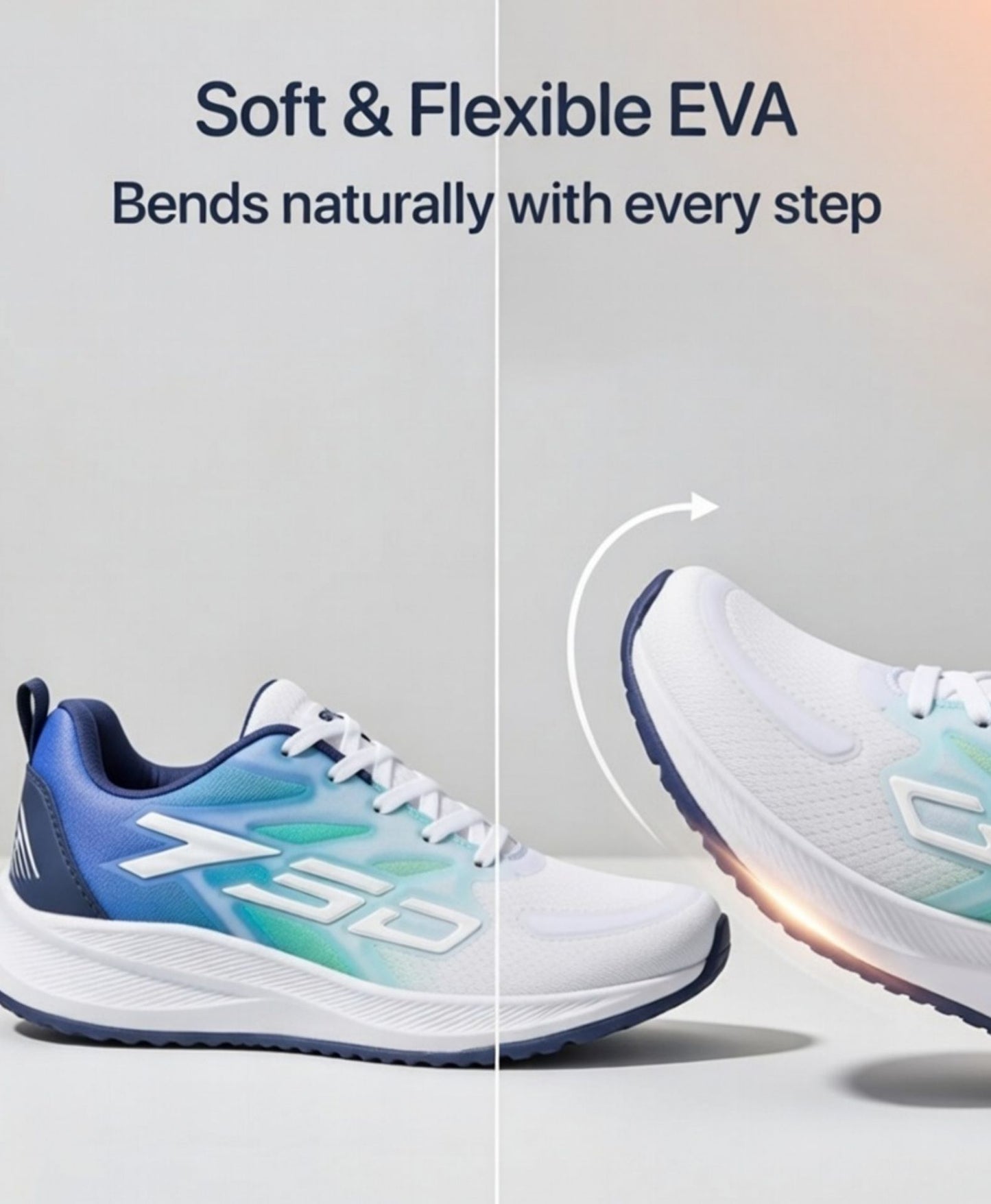 Lightweight Green shoes for men