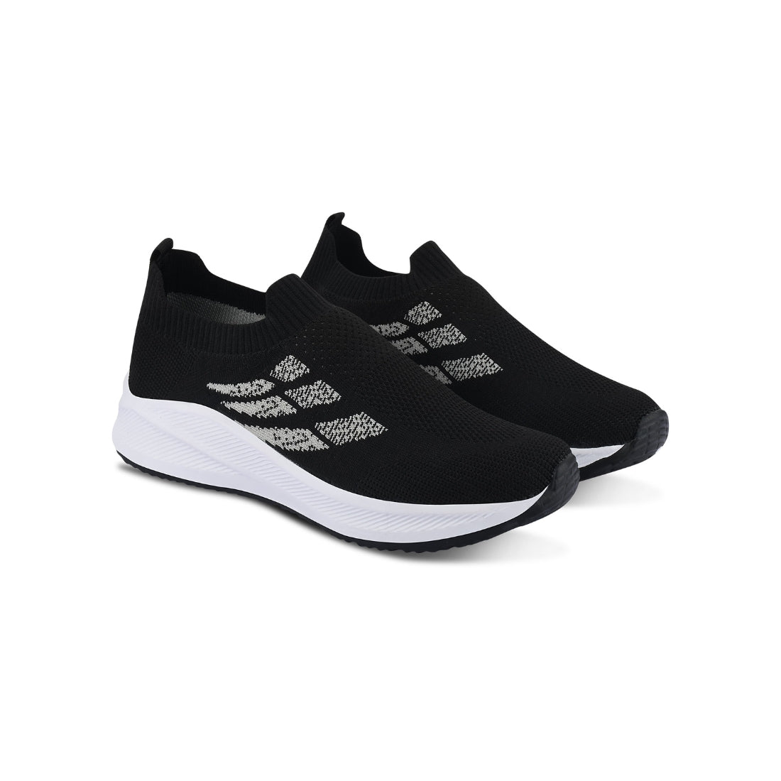 Heron Black Slipon shoes for men