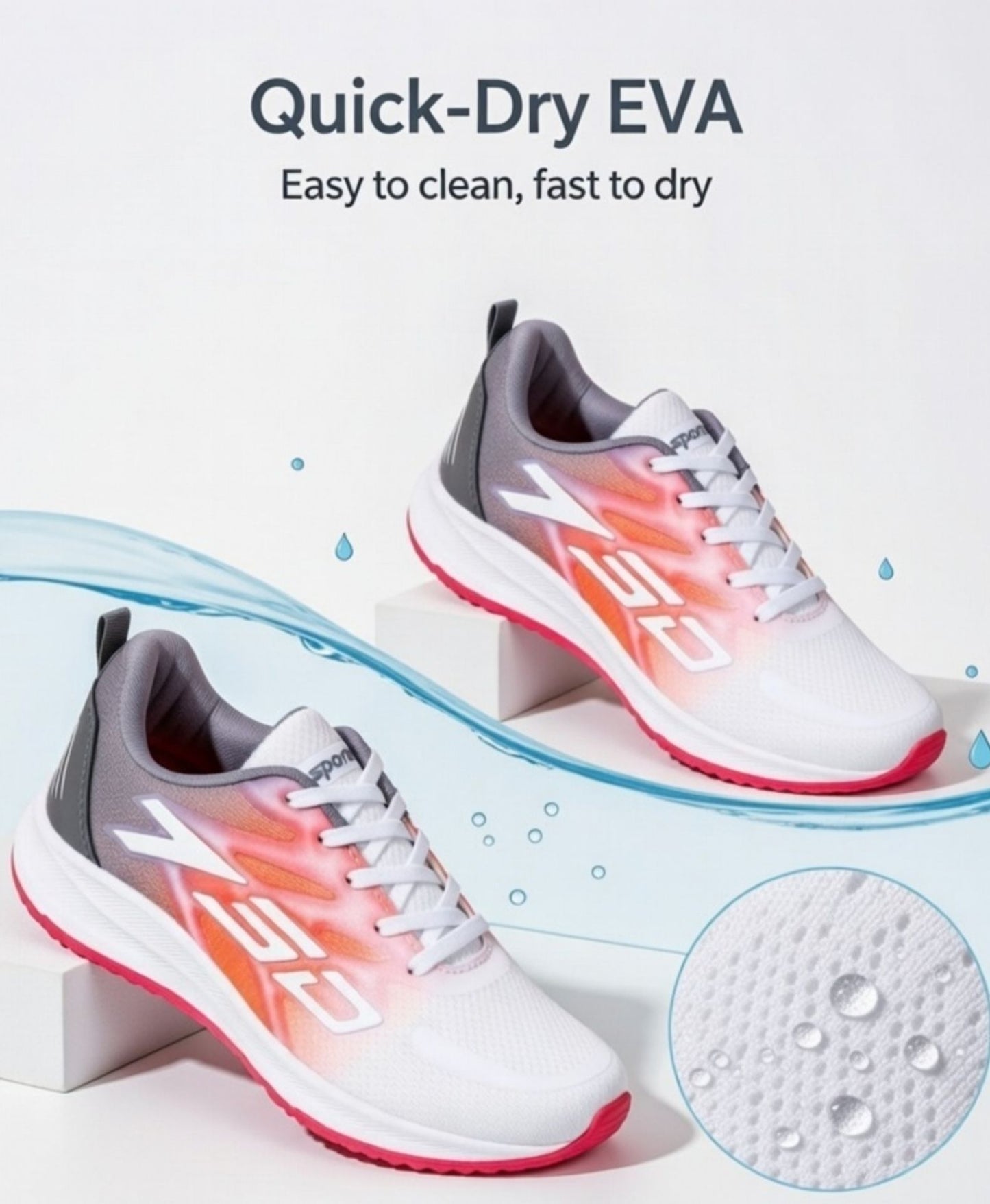 Lightweight Red shoes for men
