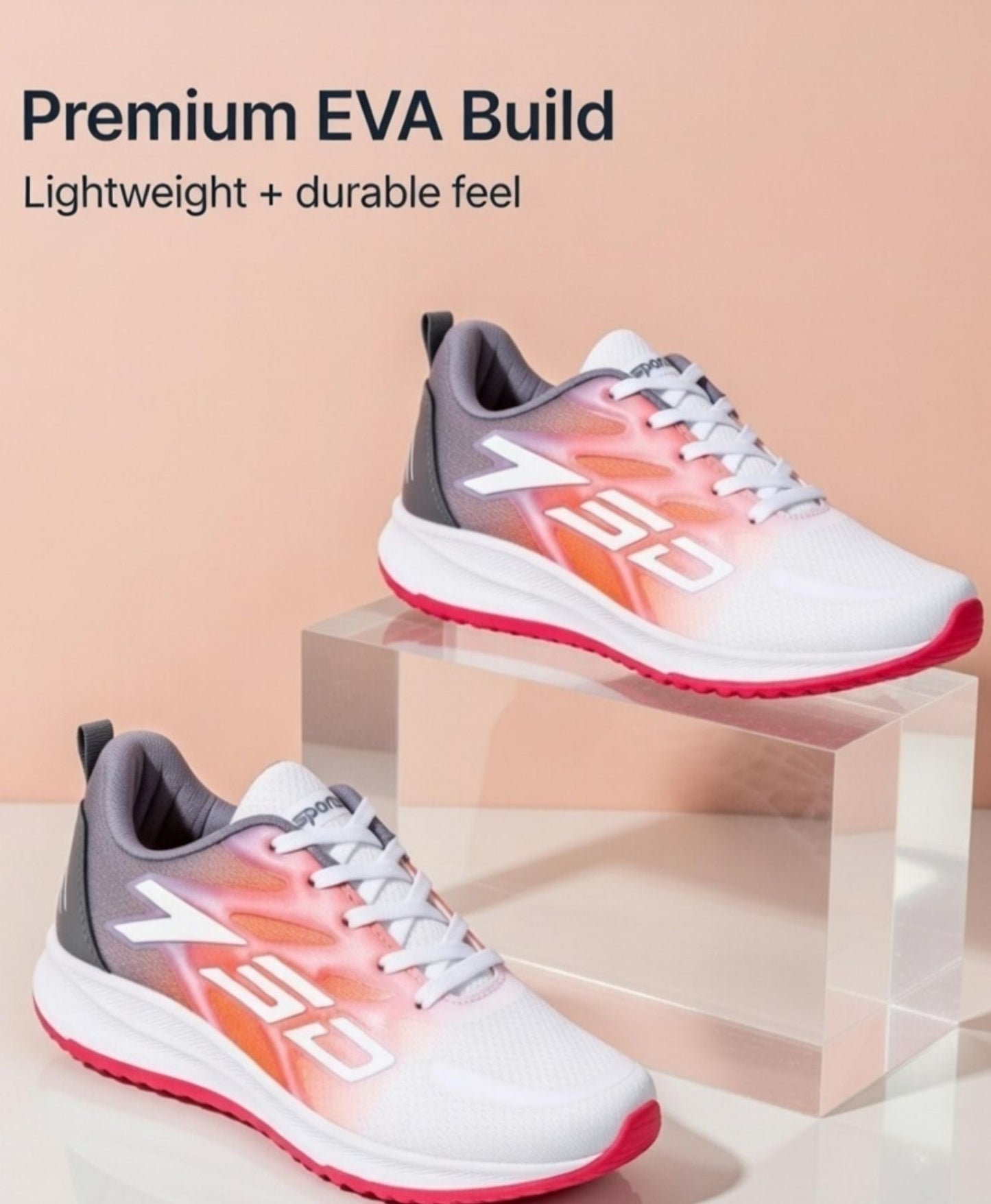 Lightweight Red shoes for men