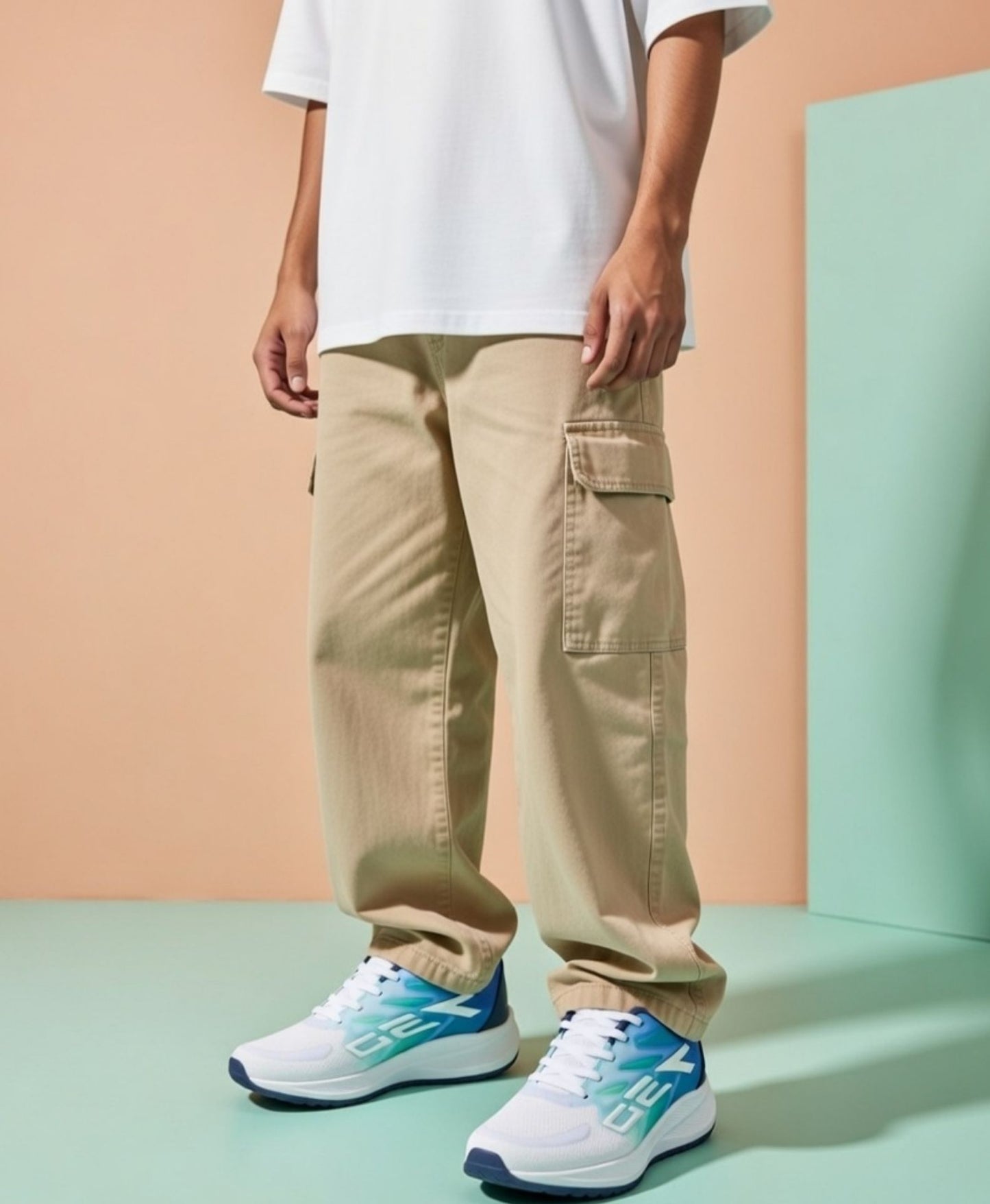 Lightweight Green shoes for men