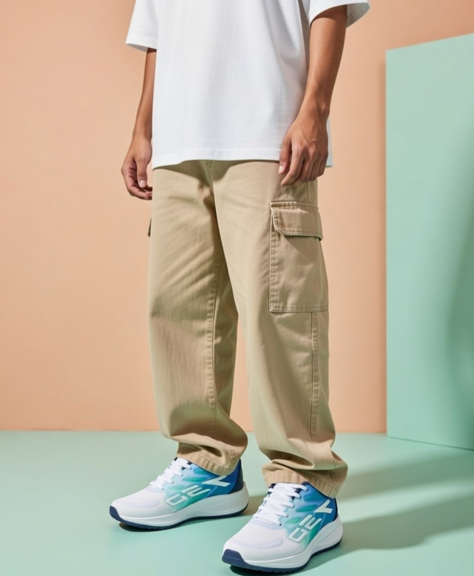 Lightweight Green shoes for men