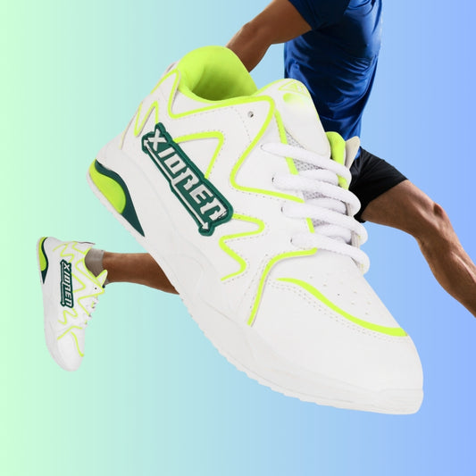 Trending Now: Sporty Sneakers with Heavy Laces! White