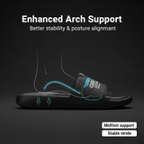 Stylish Genz Jawa Black Cushion Slides