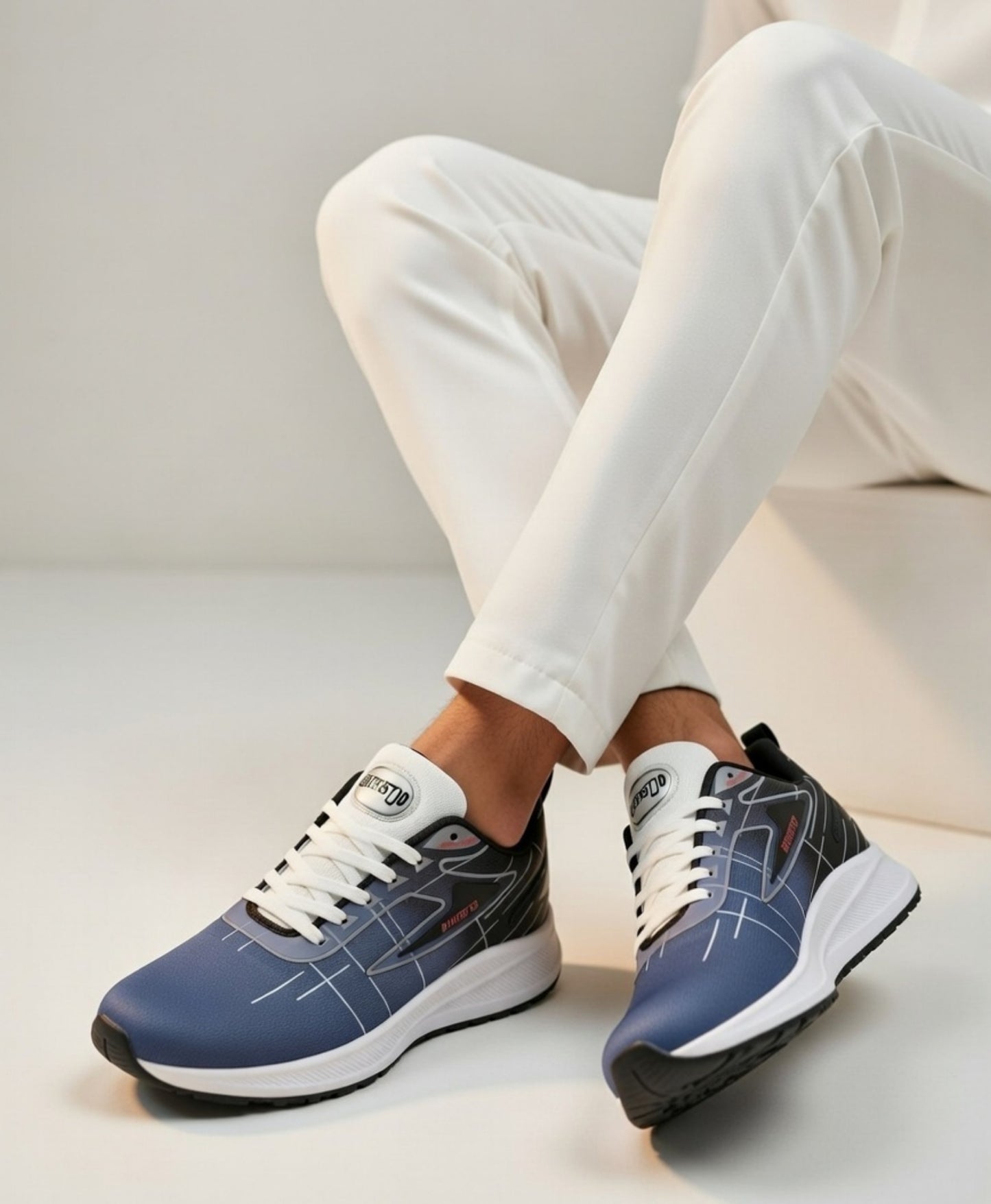 Lightweight MIG Blue Shoes for men