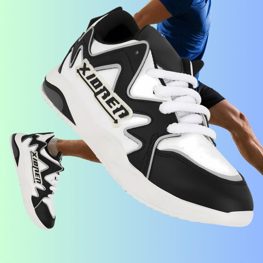 Trending Now: Sporty Sneakers with Heavy Laces! Black