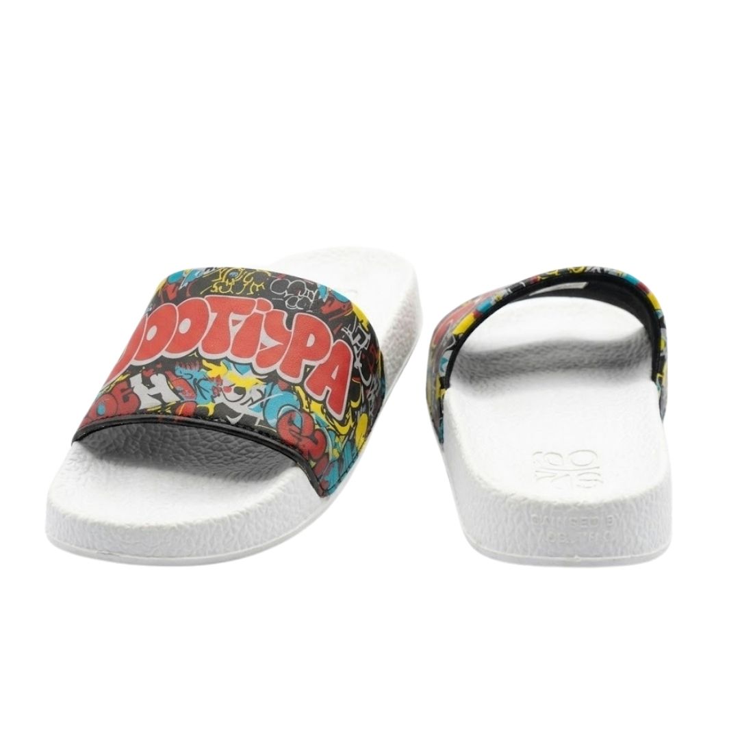 Stylish Genz Byte Red Cushion Slides