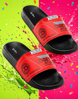 Jootiyapa Jawa Red Cushion Slides – Soft-Step Comfort Jootiyapa