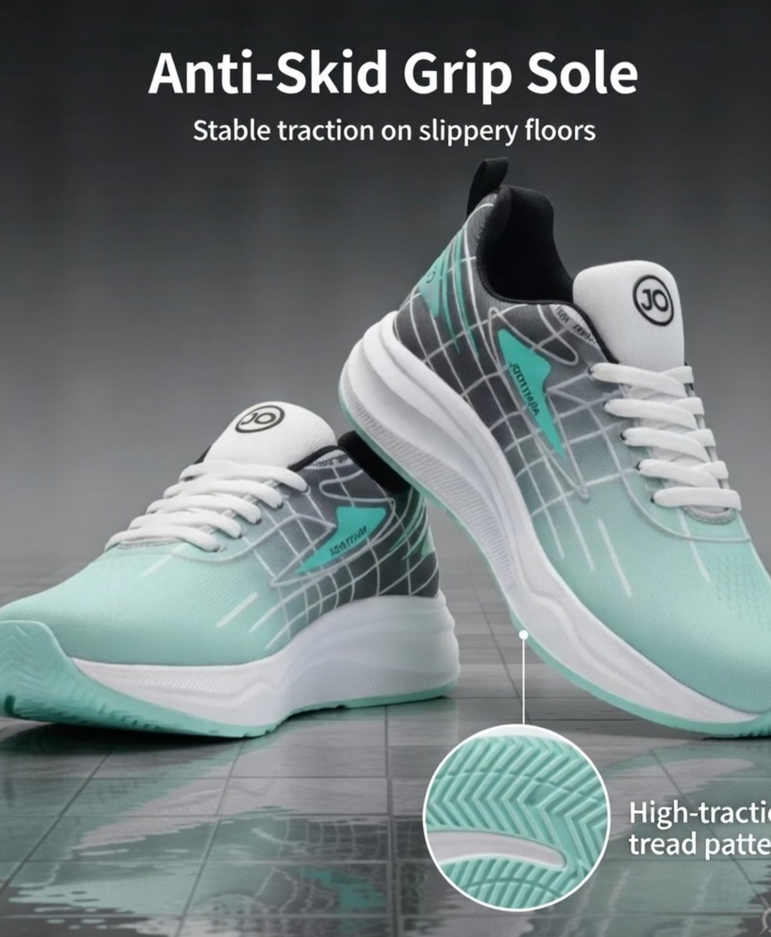 Lightweight MIG Green Shoes for men