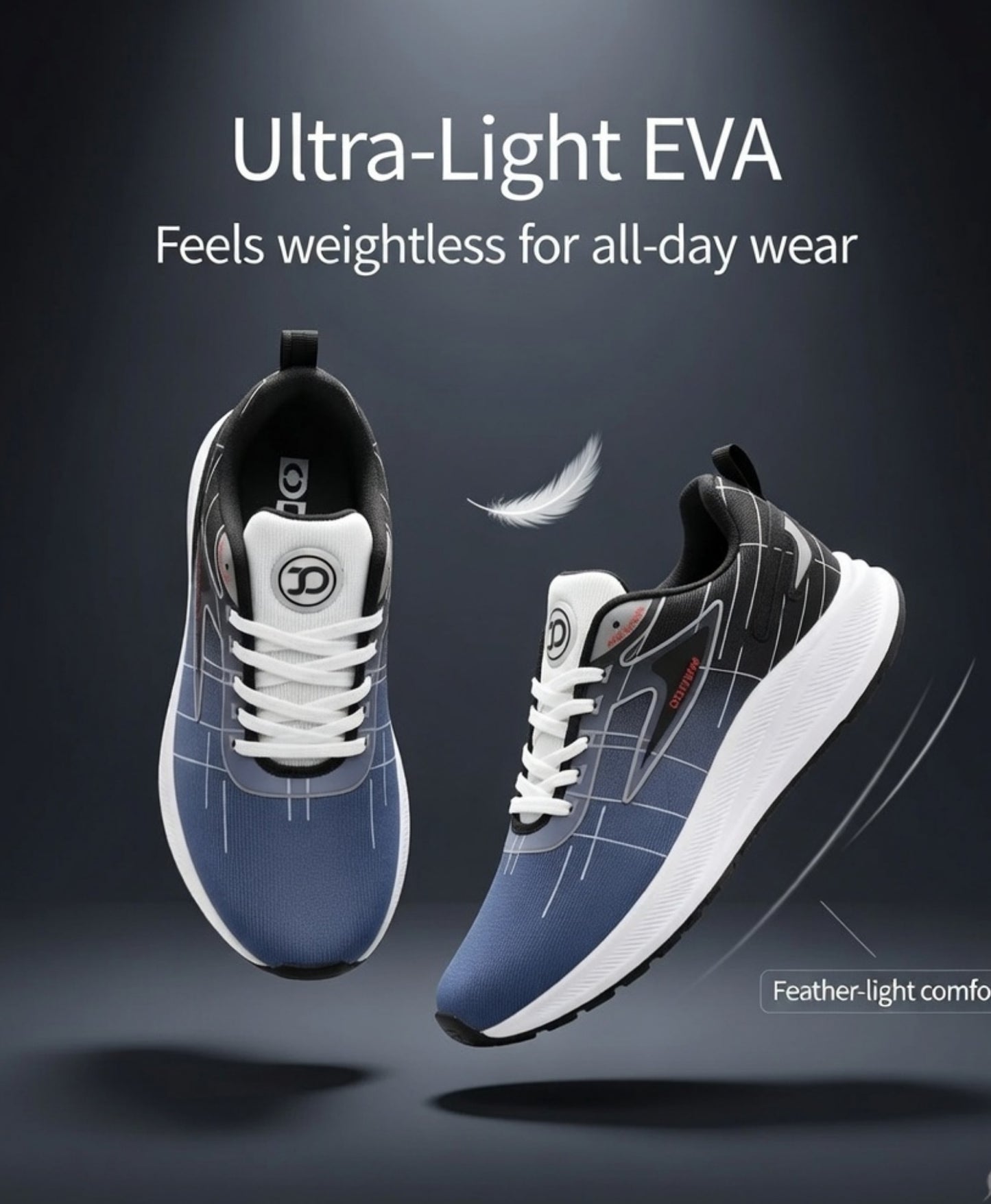 Lightweight MIG Blue Shoes for men