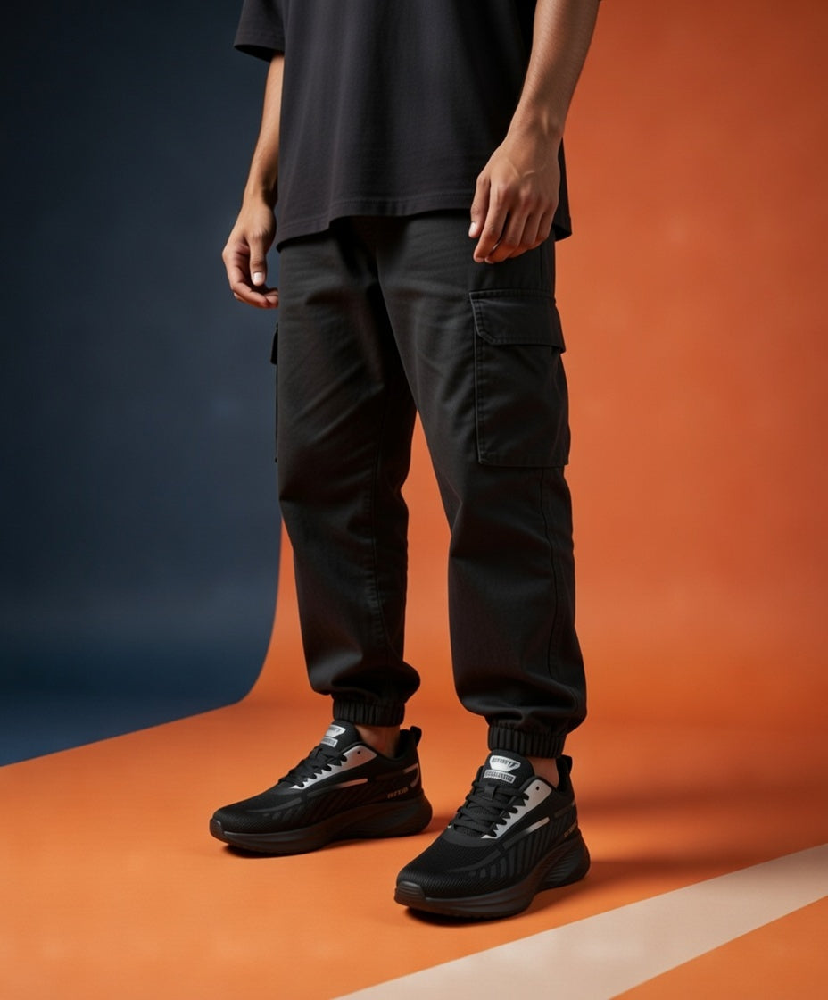 Jaguar Black shoes for men