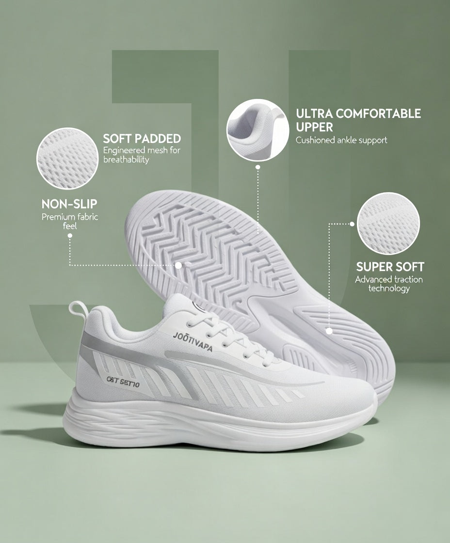 Jaguar White shoes for men