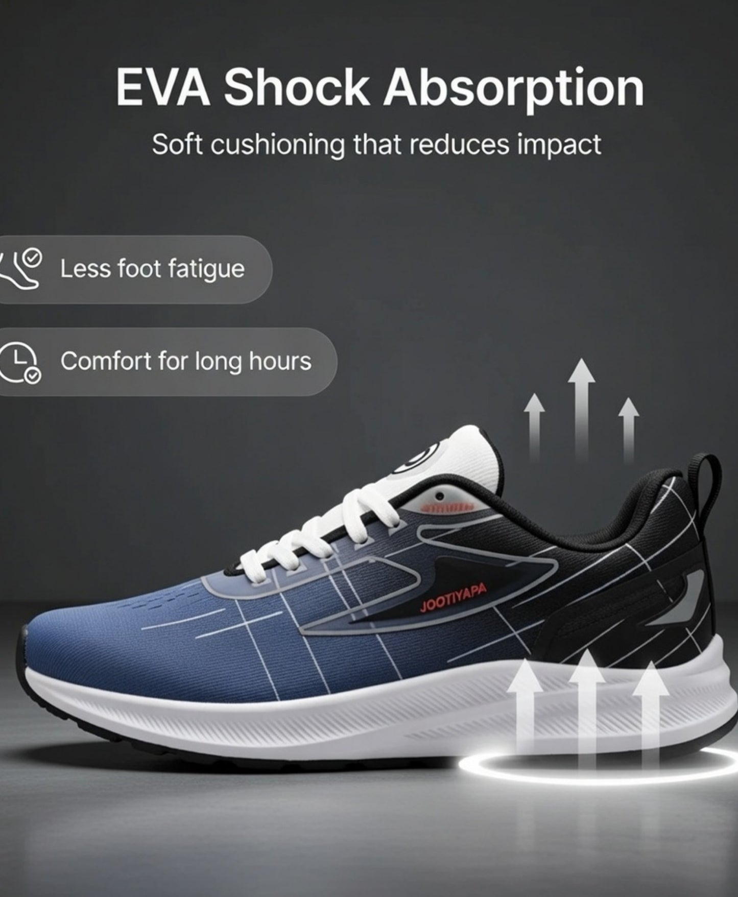 Lightweight MIG Blue Shoes for men