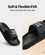 Black slides for men