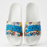 Stylish Genz Byte Blue Cushion Slides