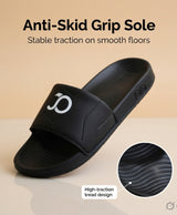 Black slides for men