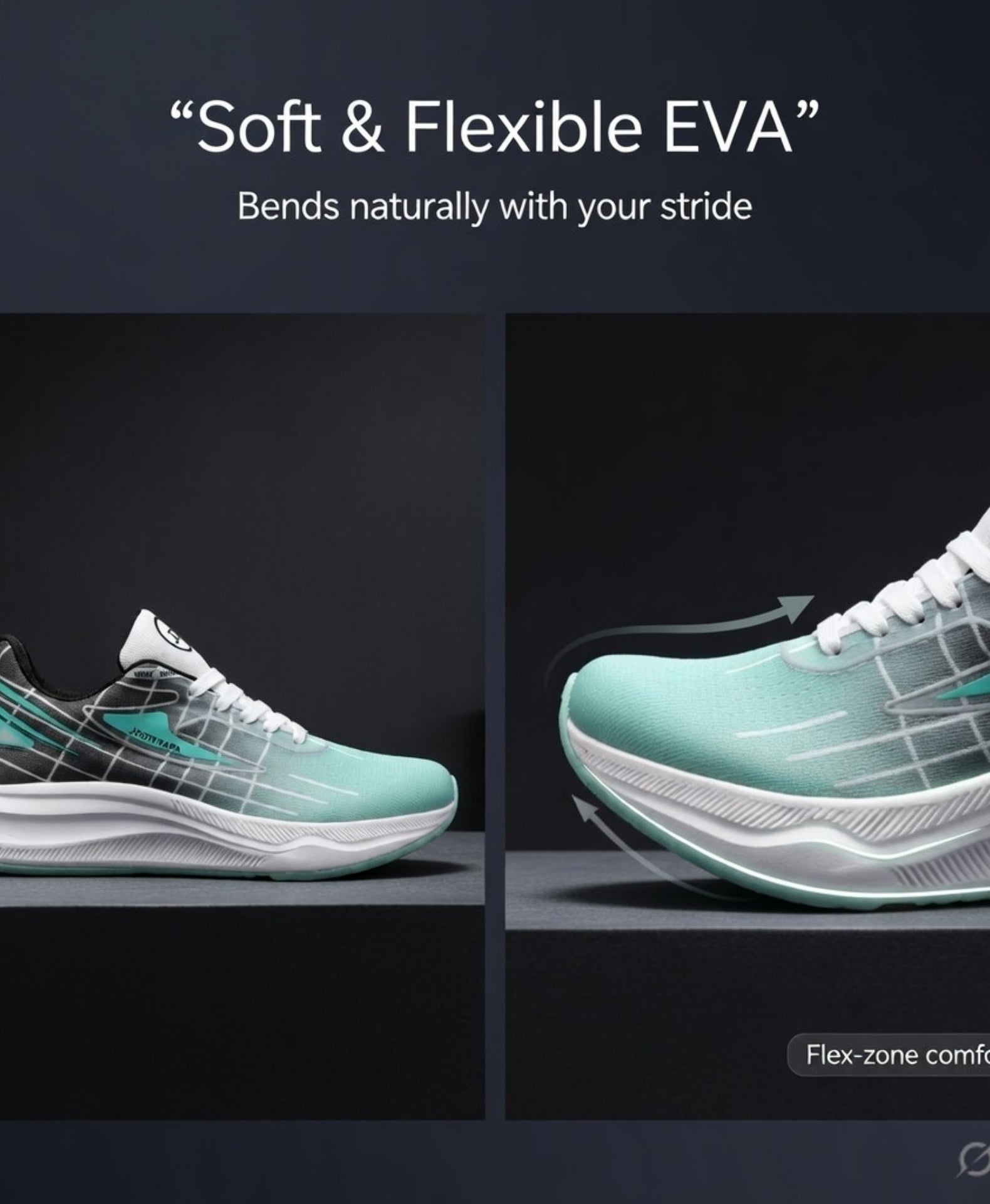 Lightweight MIG Green Shoes for men