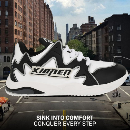Trending Now: Sporty Sneakers with Heavy Laces! Black