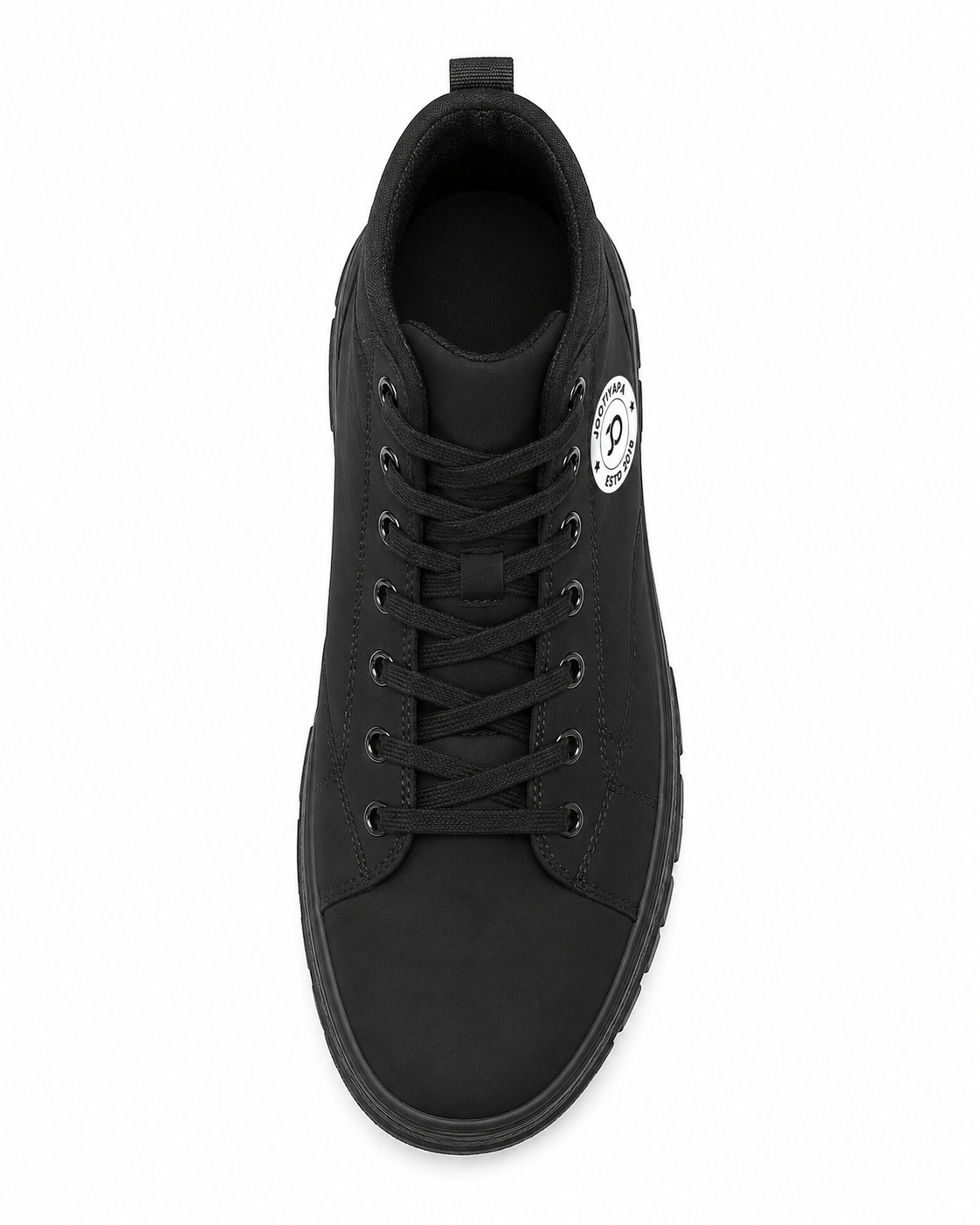 Black High-Top Boot
