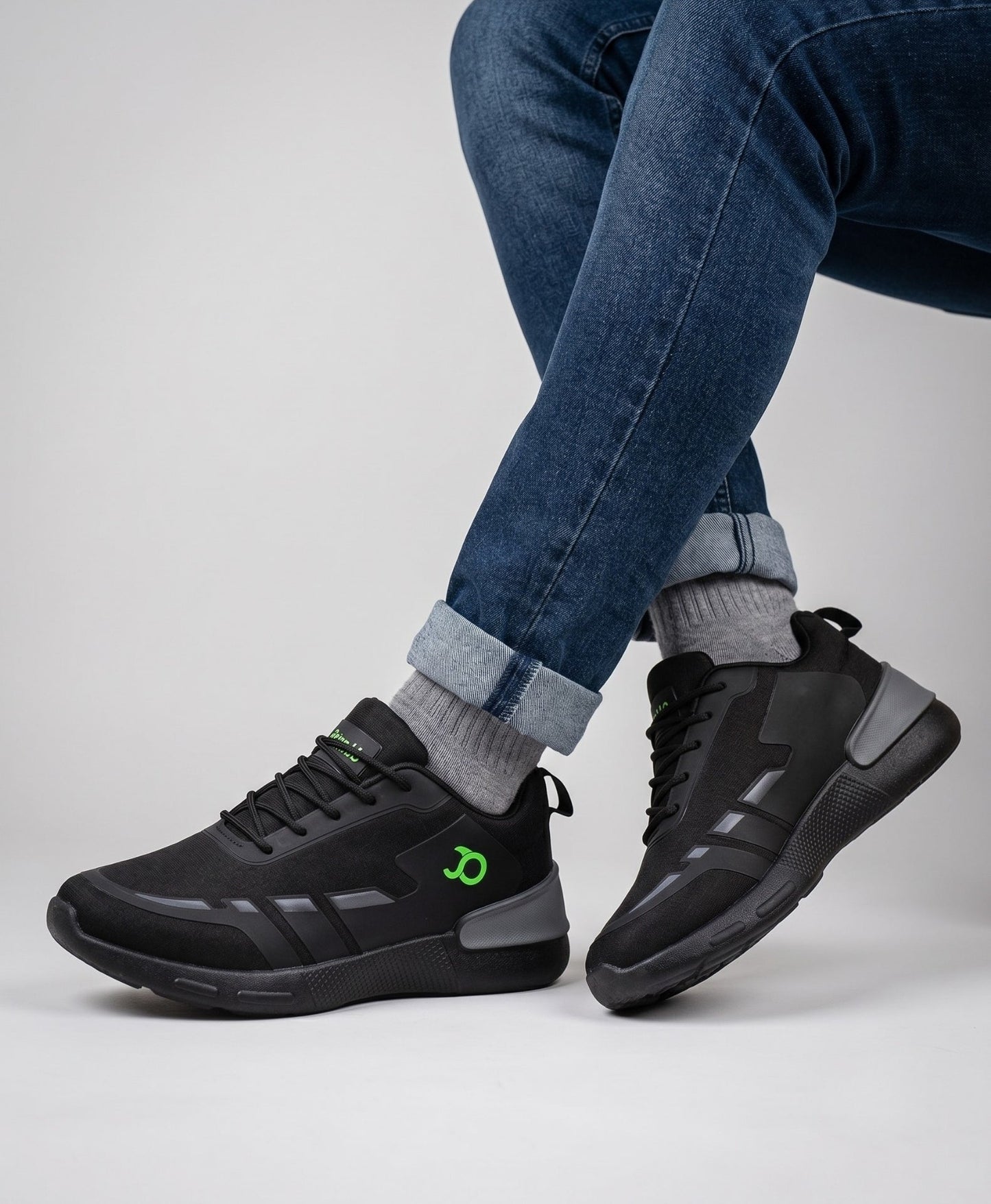 Jootiyapa Telephone Black Sports Shoes – Bold Everyday Grip Jootiyapa