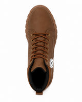 Brown High-Top Boot