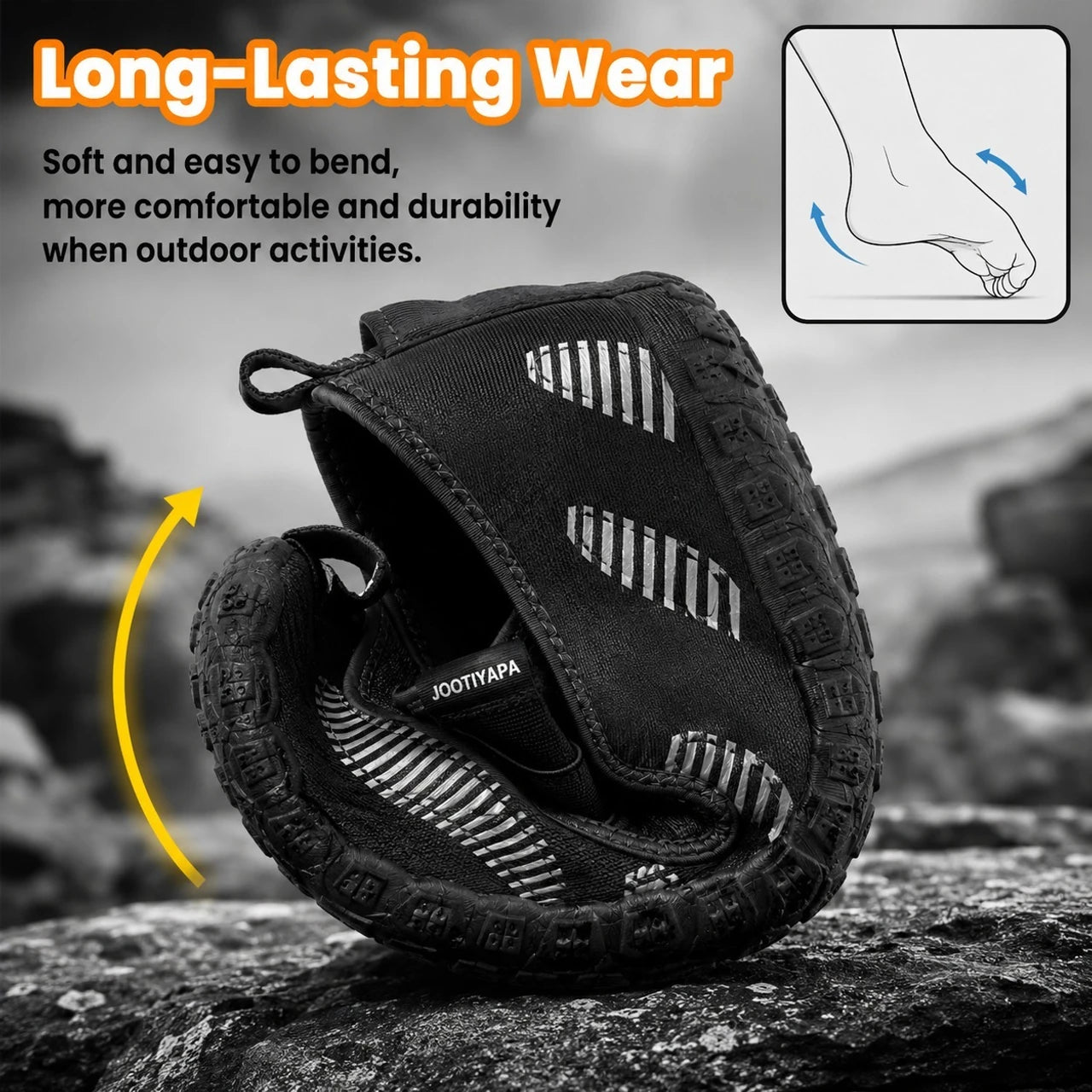 Oxygen Black wide toe shoes for men