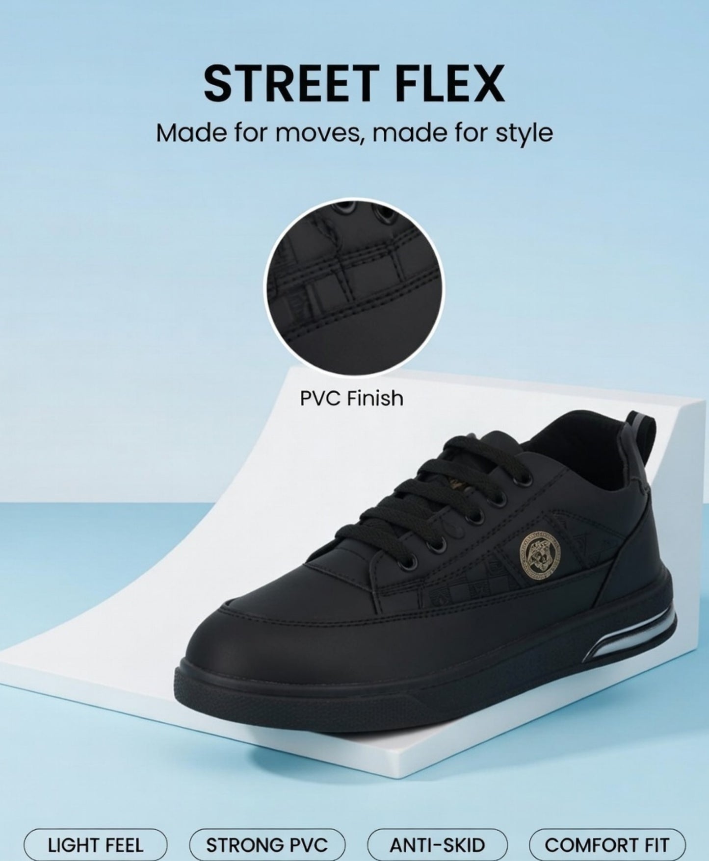 Thar Stylish Trending Sneakers for men  White