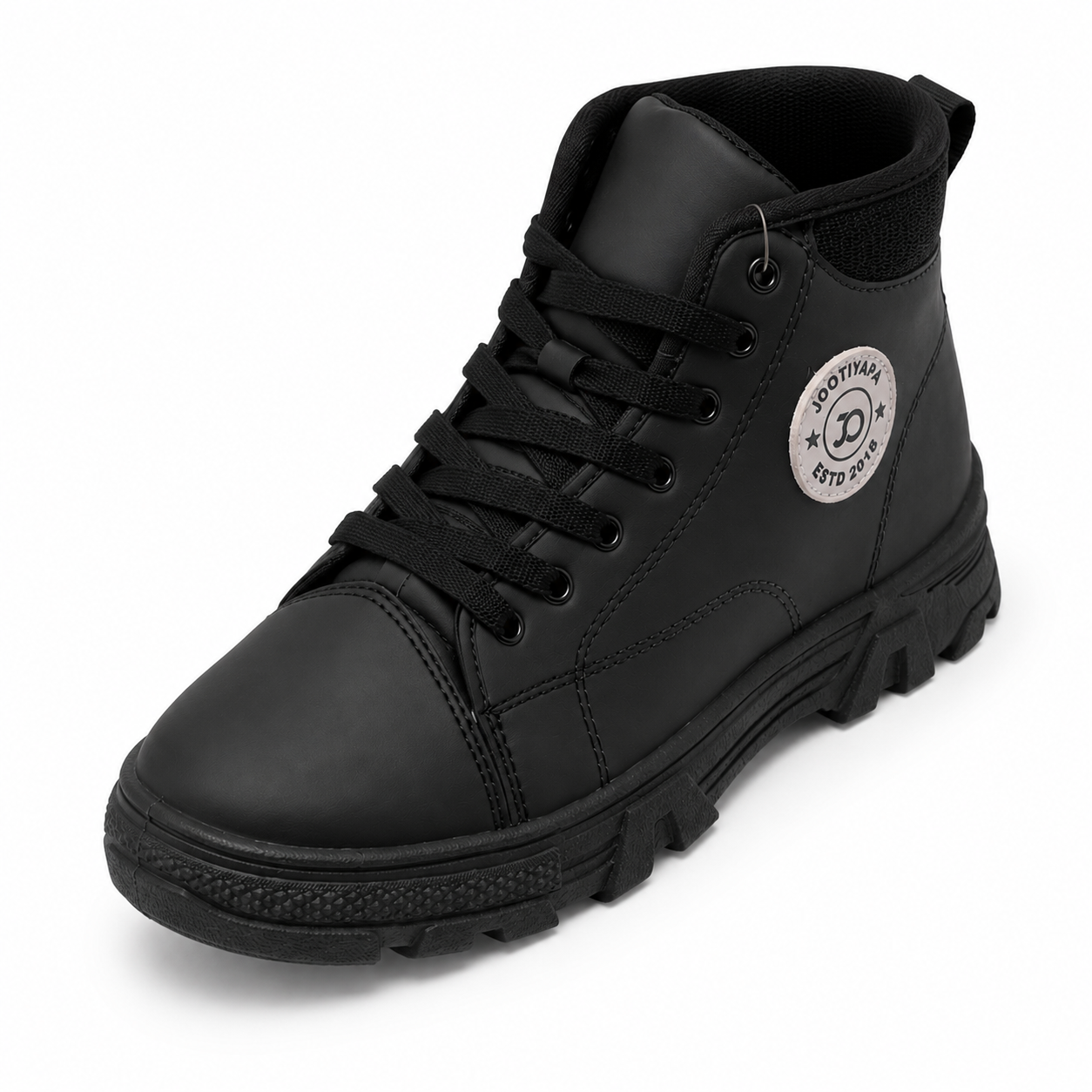 Jootiyapa Storm Black High-Top Boot – Chunky Street Style Jootiyapa