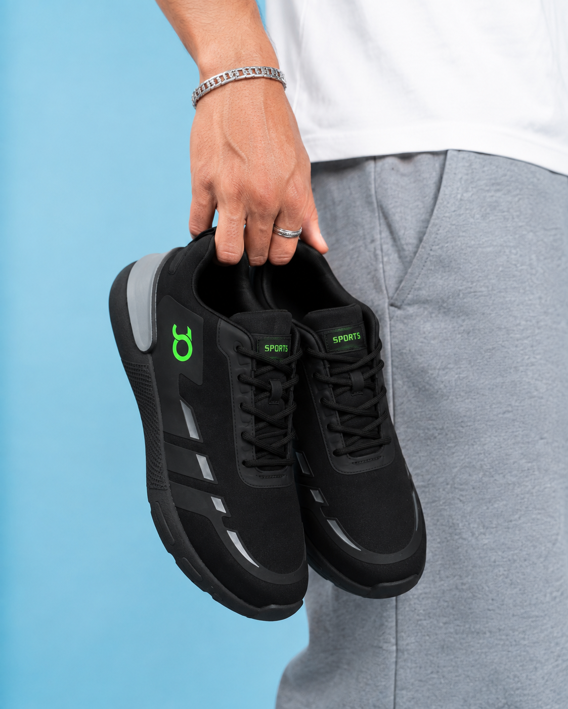 Jootiyapa Telephone Black Sports Shoes – Bold Everyday Grip Jootiyapa