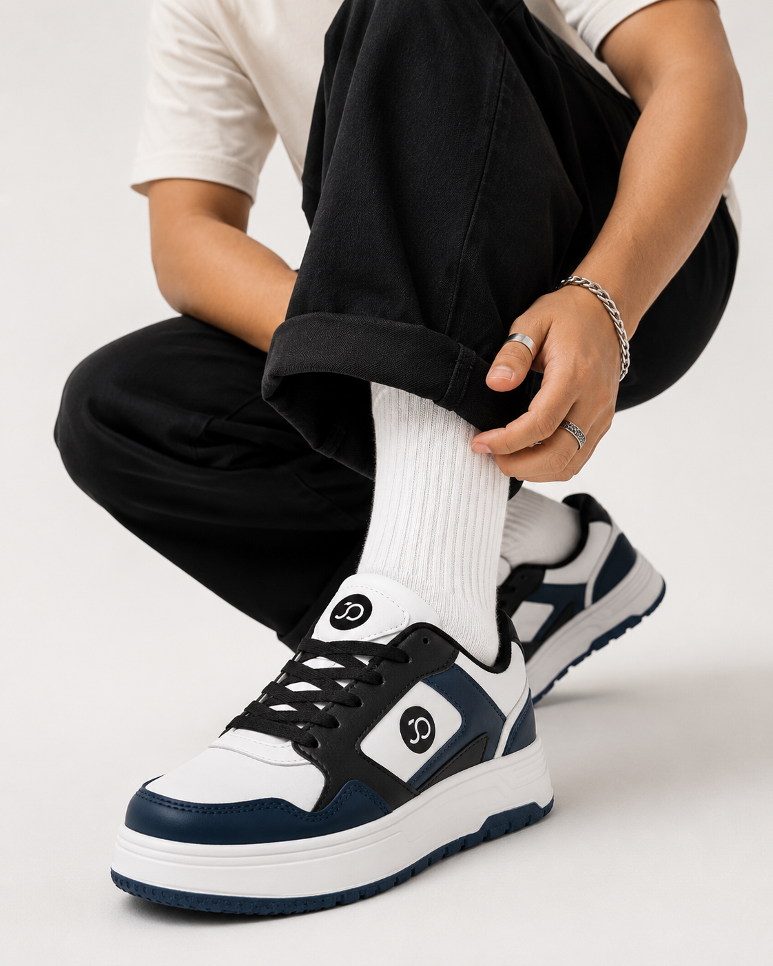 Jootiyapa Gloster Black Lightweight Shoes For men