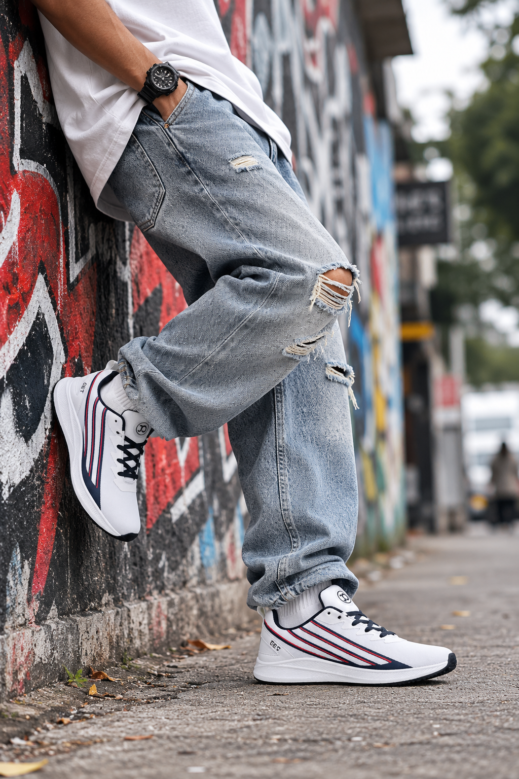 Sukhoi White Sports shoes for men