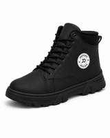 Black High-Top Boot