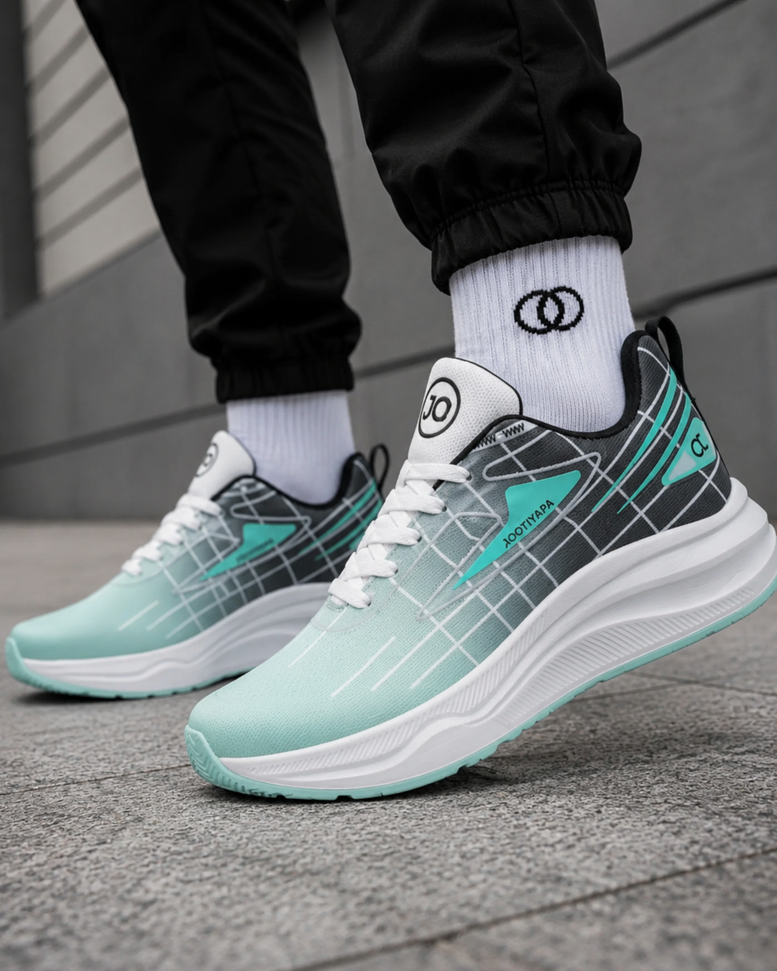 Lightweight MIG Green Shoes for men