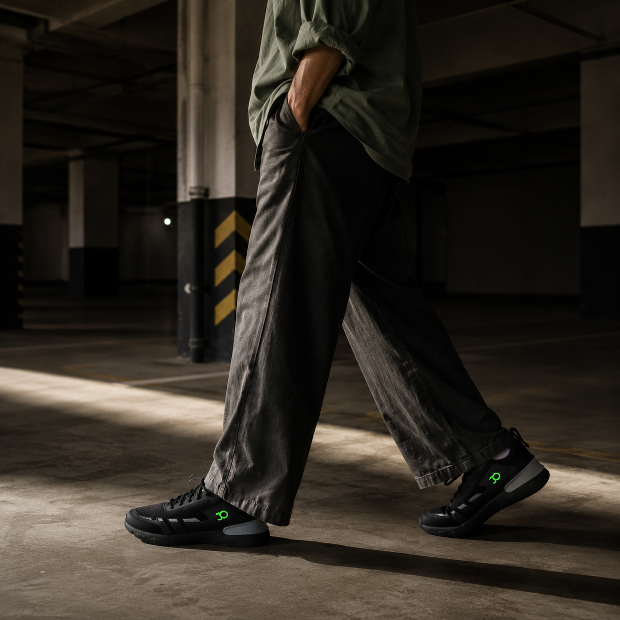 Telephone Black Shoes for men