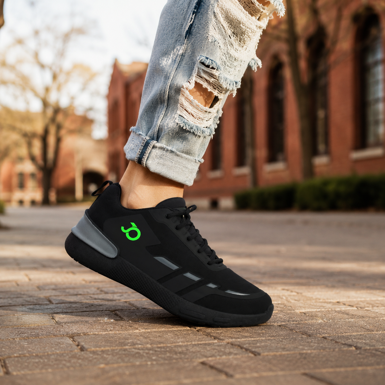 Telephone Black Shoes for men