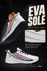 Sukhoi White Sports shoes for men