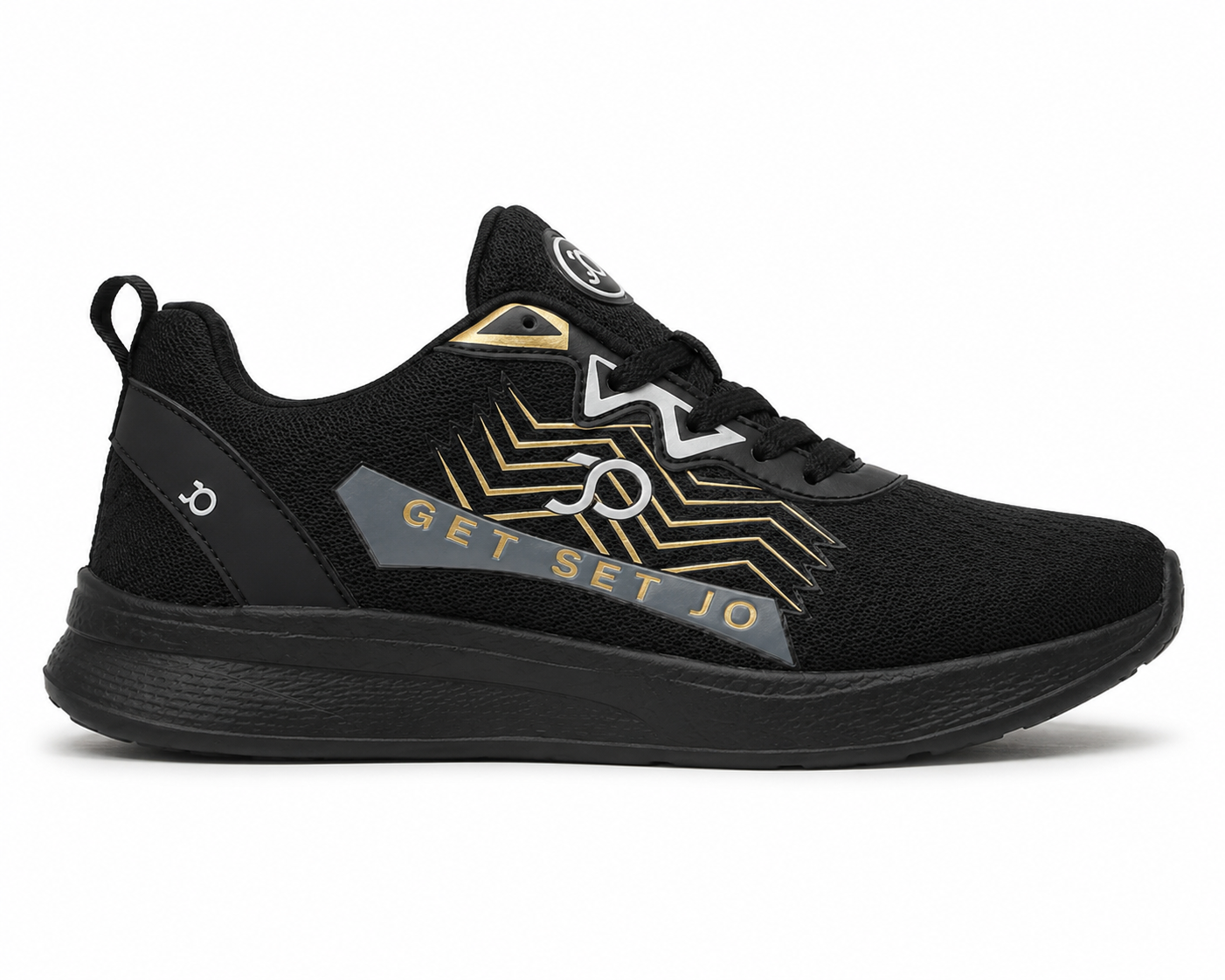 HAWK Black Mens Stylish Sports shoes for GenZ