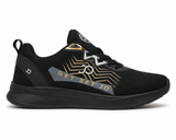 HAWK Black Mens Stylish Sports shoes for GenZ