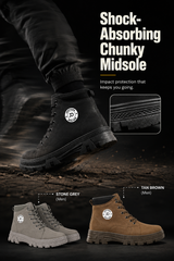 Black High-Top Boot
