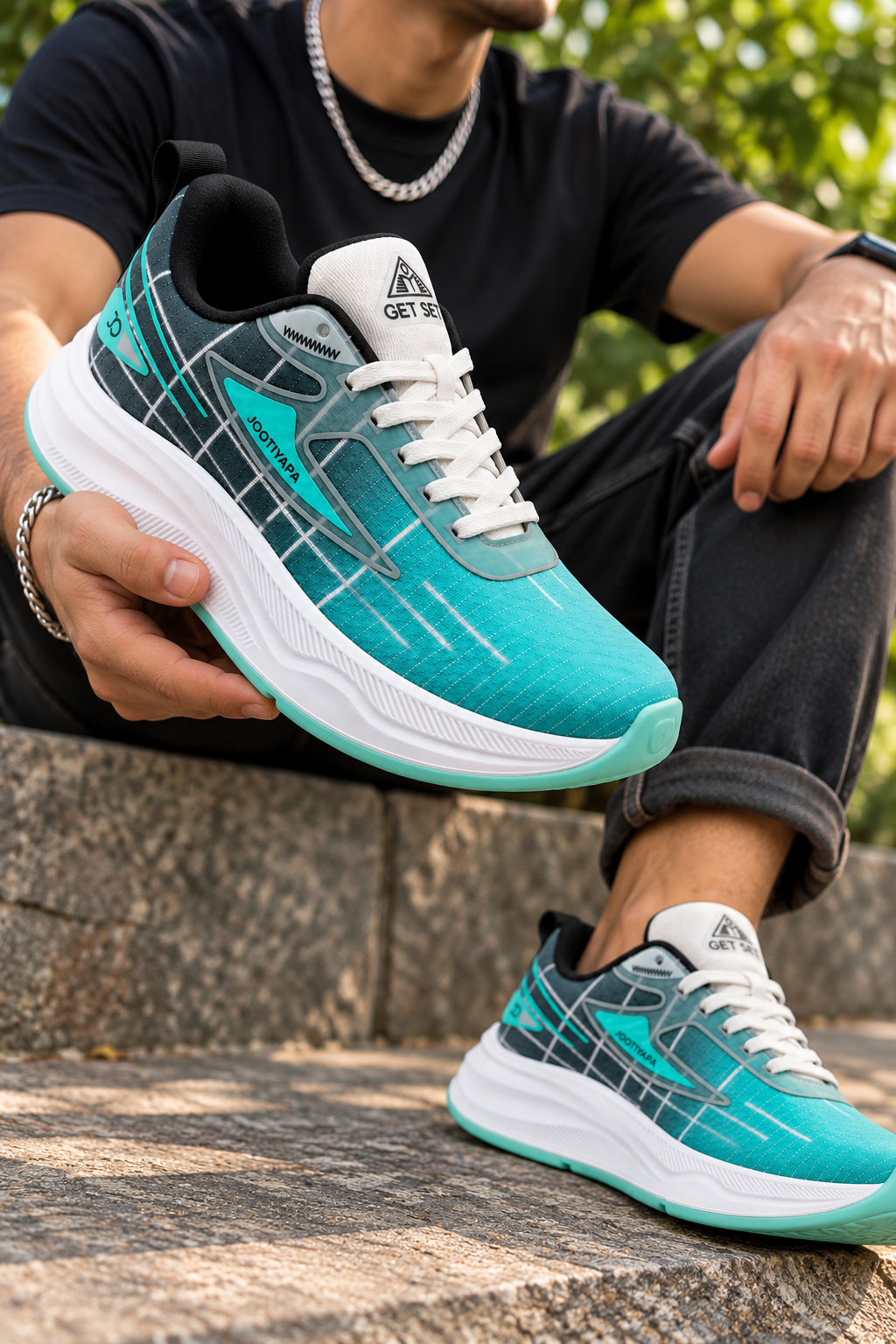 Jootiyapa MIG Green Lightweight Shoes – All-Day Comfort Jootiyapa