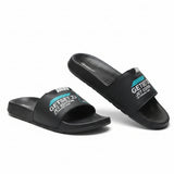 Stylish Genz Jawa Black Cushion Slides
