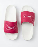 Stylish Genz Algo Red Cushion Slides