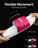 Stylish Genz Algo Red Cushion Slides