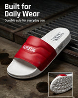 Stylish Genz Algo Red Cushion Slides