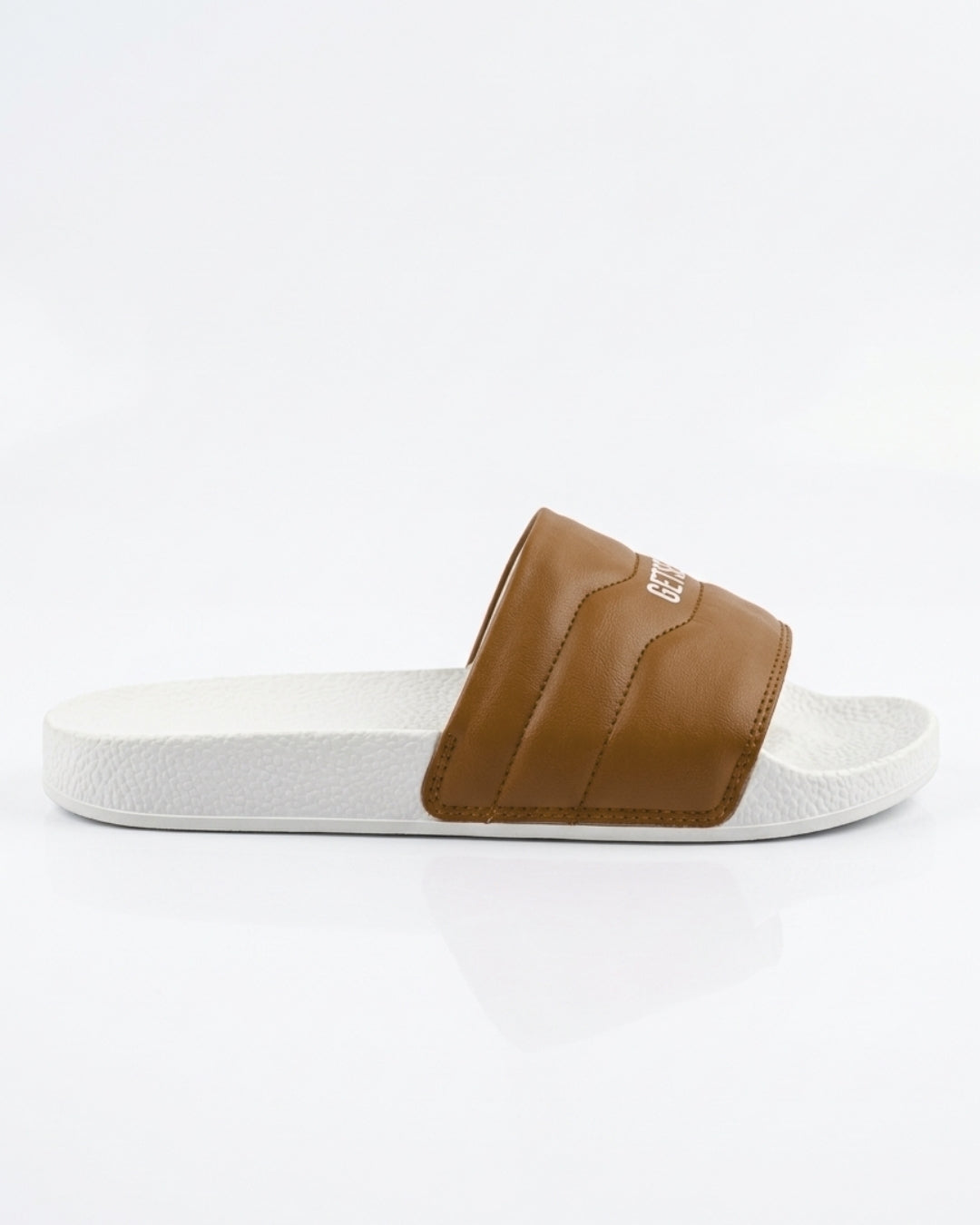 Stylish Genz Algo Brown Cushion Slides
